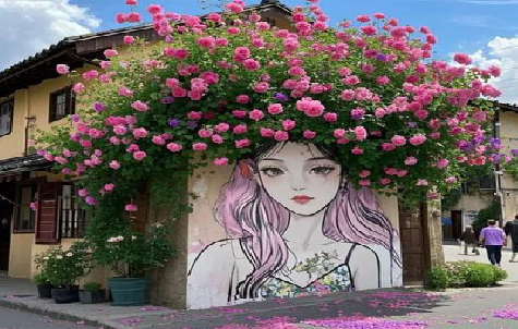 兴安怎么设计网红打卡墙绘