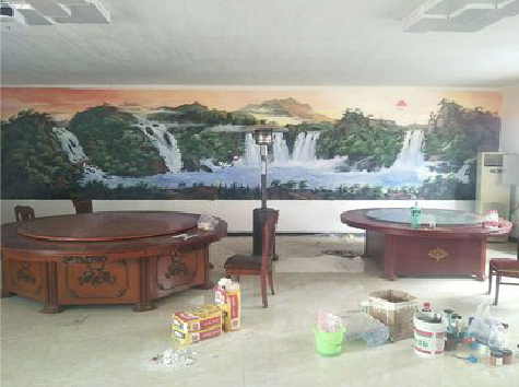 兴安墙绘-写实风景