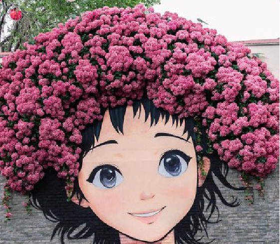 兴安墙体彩绘-网红墙打卡