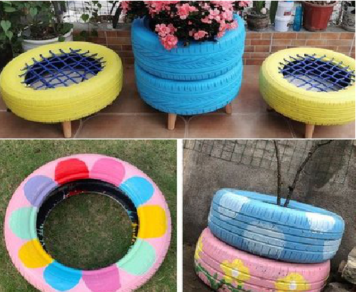 兴安墙体彩绘-变废为宝