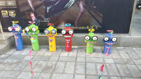 兴安商业区彩绘