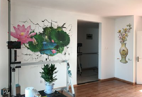 兴安墙体彩绘相比墙纸的优势。