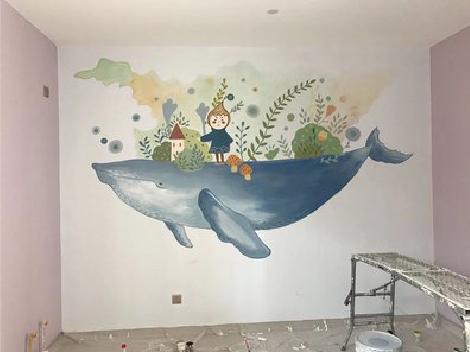 兴安手绘墙的特点及优势。